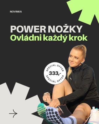 ☝🏻NOVINKA☝🏻 💥 POWER NOŽKY = NEZASTAVITELNÉ NOHY! 💥 Chceš sílu. Stabilitu. Energii. ✅ Protiskluzové ✅ Komfortní ✅ Stylové...